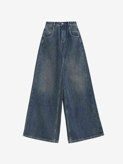 Classic Blue Wash Baggy Boyfriend Jeans