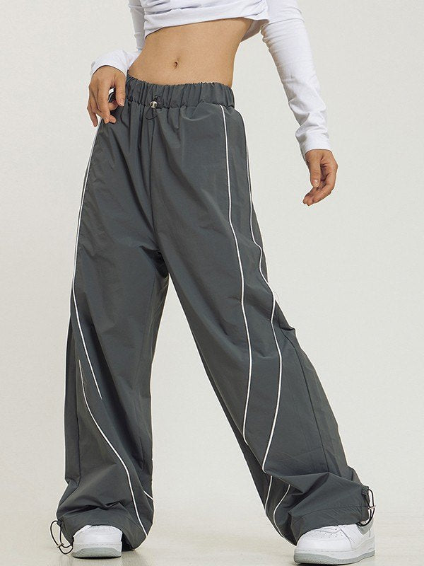 Vintage Piping Detail Baggy Sweatpants