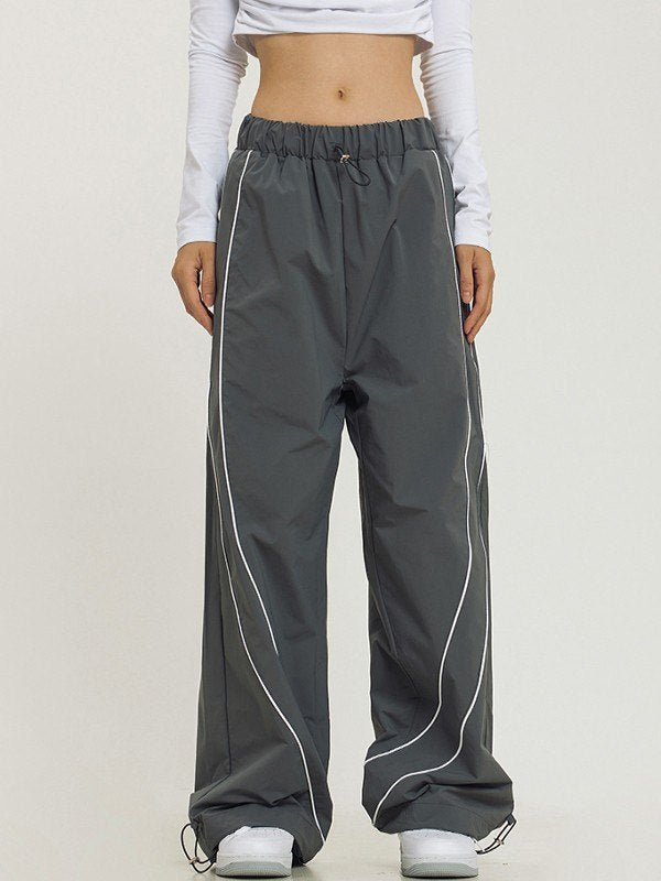 Vintage Piping Detail Baggy Sweatpants