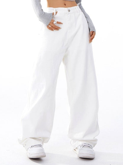 Basic Straight Leg Denim Jeans