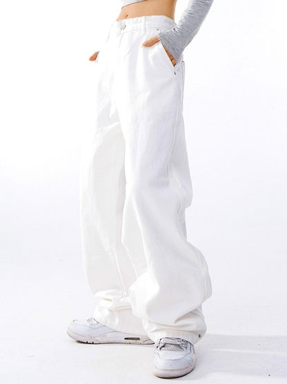 Basic Straight Leg Denim Jeans