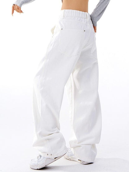 Basic Straight Leg Denim Jeans