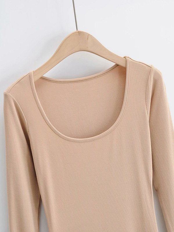 Long Sleeve Ribbed Maxi Dress