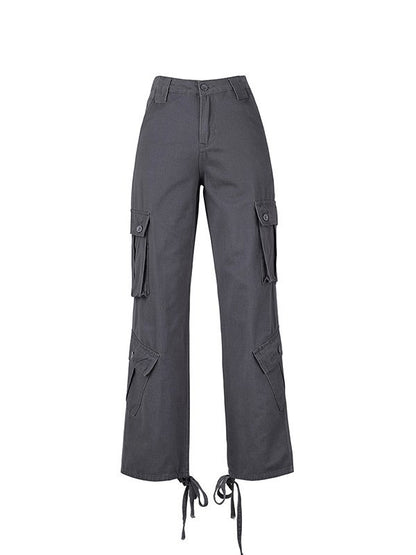 Straight Leg Vintage Y2K Cargo Jeans