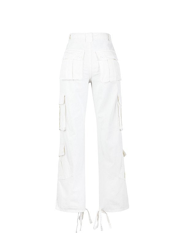 Straight Leg Vintage Y2K Cargo Jeans