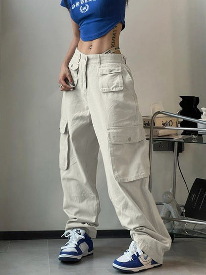 Patch Pocket Baggy Cargo Jeans
