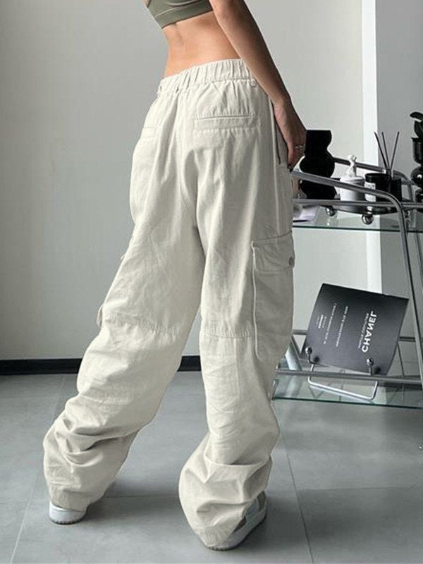 Patch Pocket Baggy Cargo Jeans