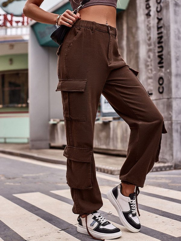 Multi Pockets Baggy Cargo Jeans