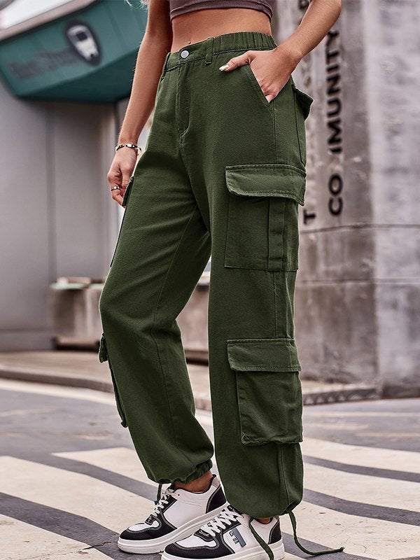 Multi Pockets Baggy Cargo Jeans