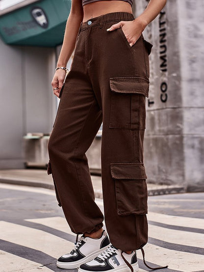 Multi Pockets Baggy Cargo Jeans