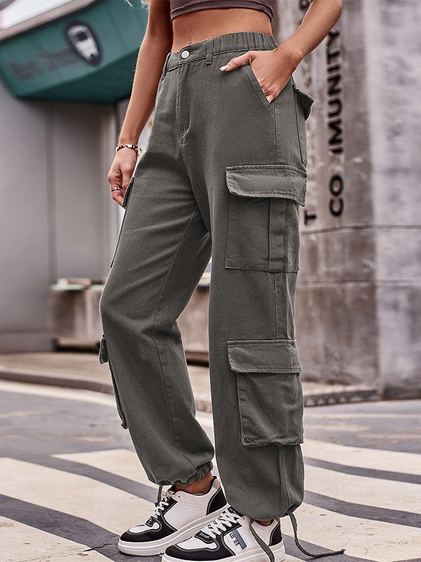Multi Pockets Baggy Cargo Jeans