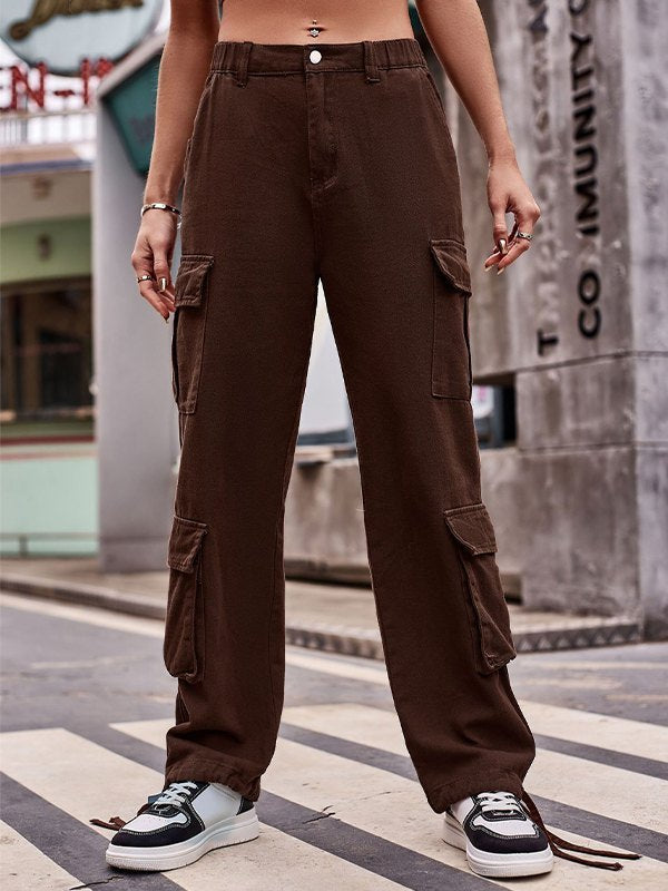 Multi Pockets Baggy Cargo Jeans