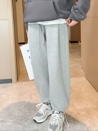 Fleece Lined Straight Leg Sweatpants