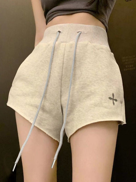 Cut Off Gray Sweat Shorts