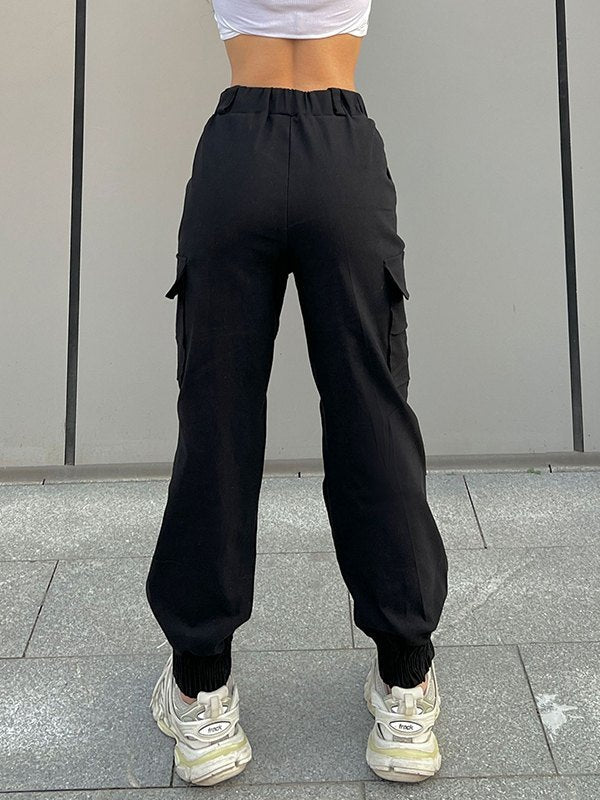 Street Pocket Straight Cargo Pants