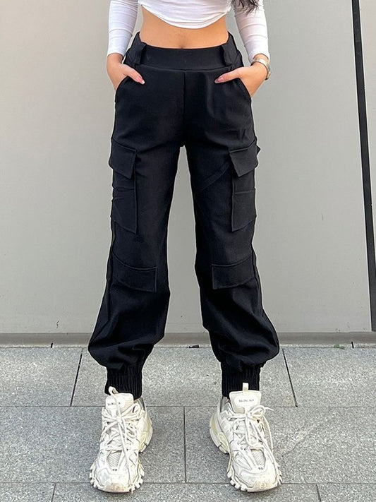 Street Pocket Straight Cargo Pants
