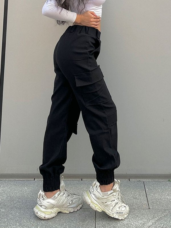 Street Pocket Straight Cargo Pants