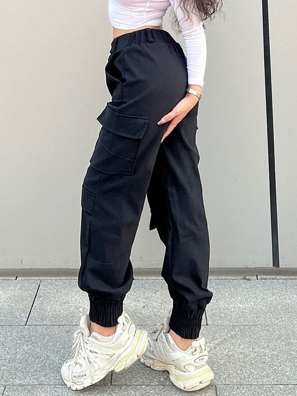 Street Pocket Straight Cargo Pants