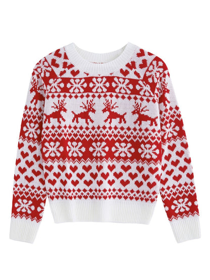 Ugly Christmas Jacquard Knitted Sweater