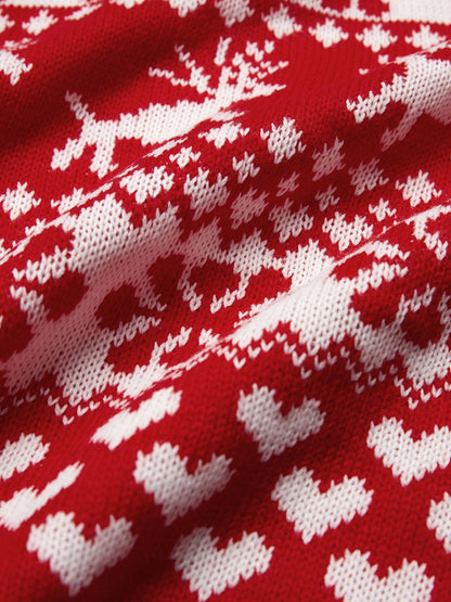 Ugly Christmas Jacquard Knitted Sweater