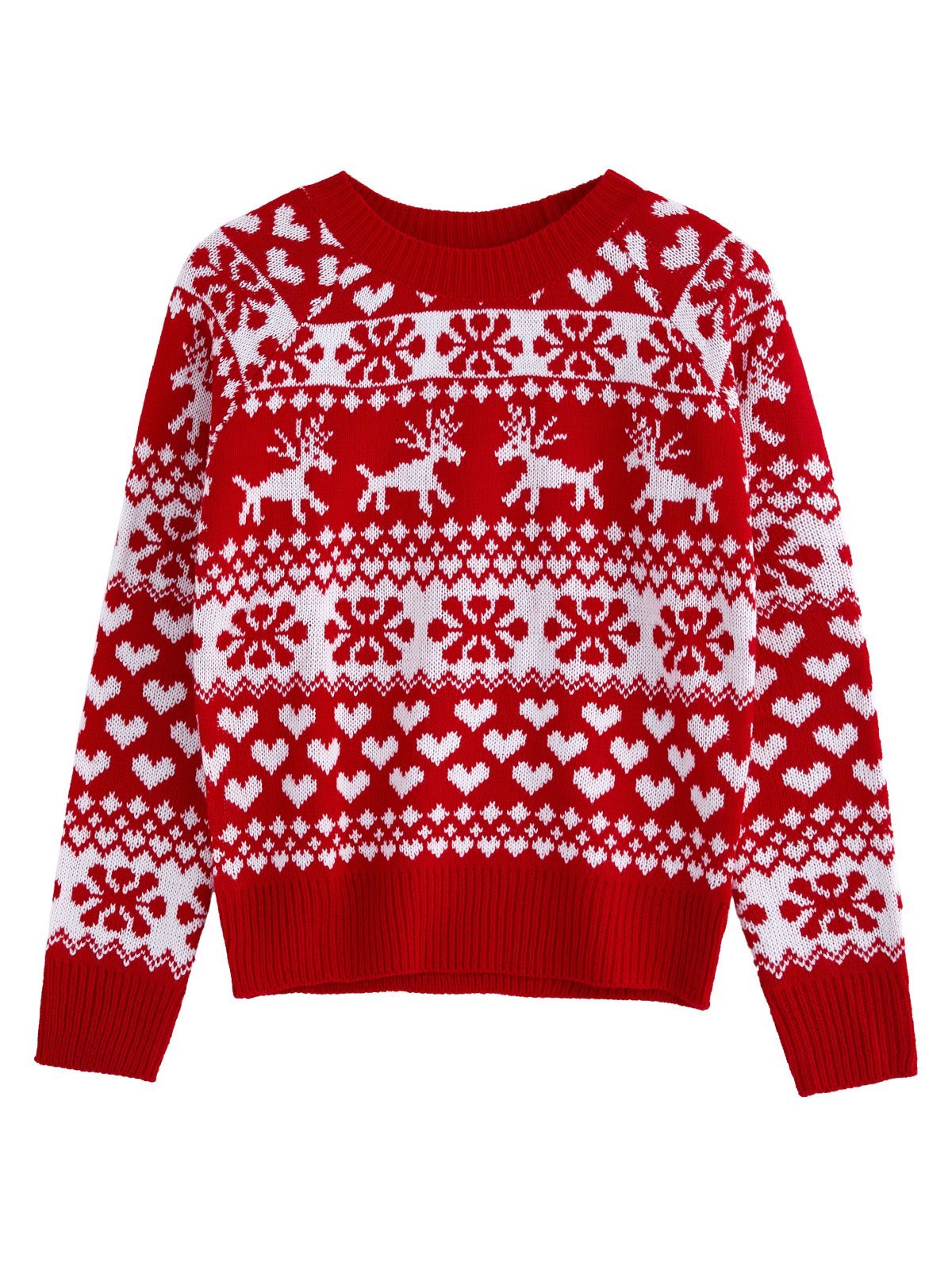 Ugly Christmas Jacquard Knitted Sweater