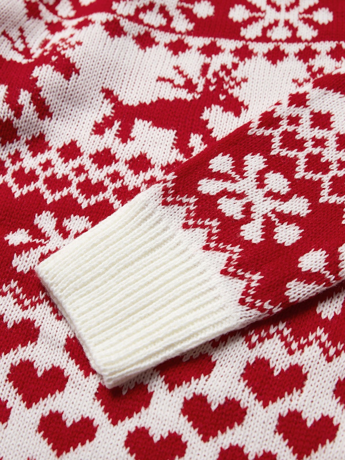 Ugly Christmas Jacquard Knitted Sweater