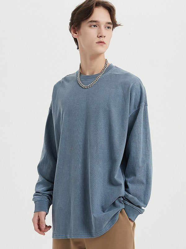 Unisex Vintage Wash Crew Neck Sweatshirt