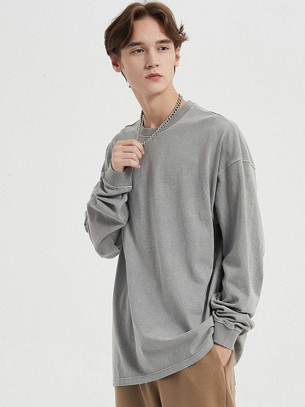 Unisex Vintage Wash Crew Neck Sweatshirt