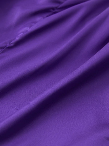 Purple Bow Lace Cami Top