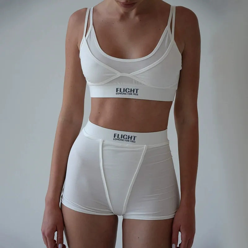 Sports Vest Top And Shorts Set