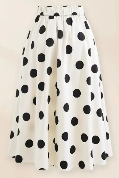 Conjunto de traje de baño de una pieza de lunares