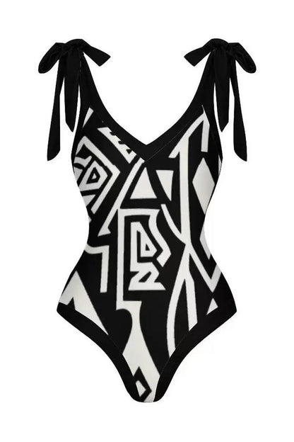 Traje de baño ajustado de verano para la playa