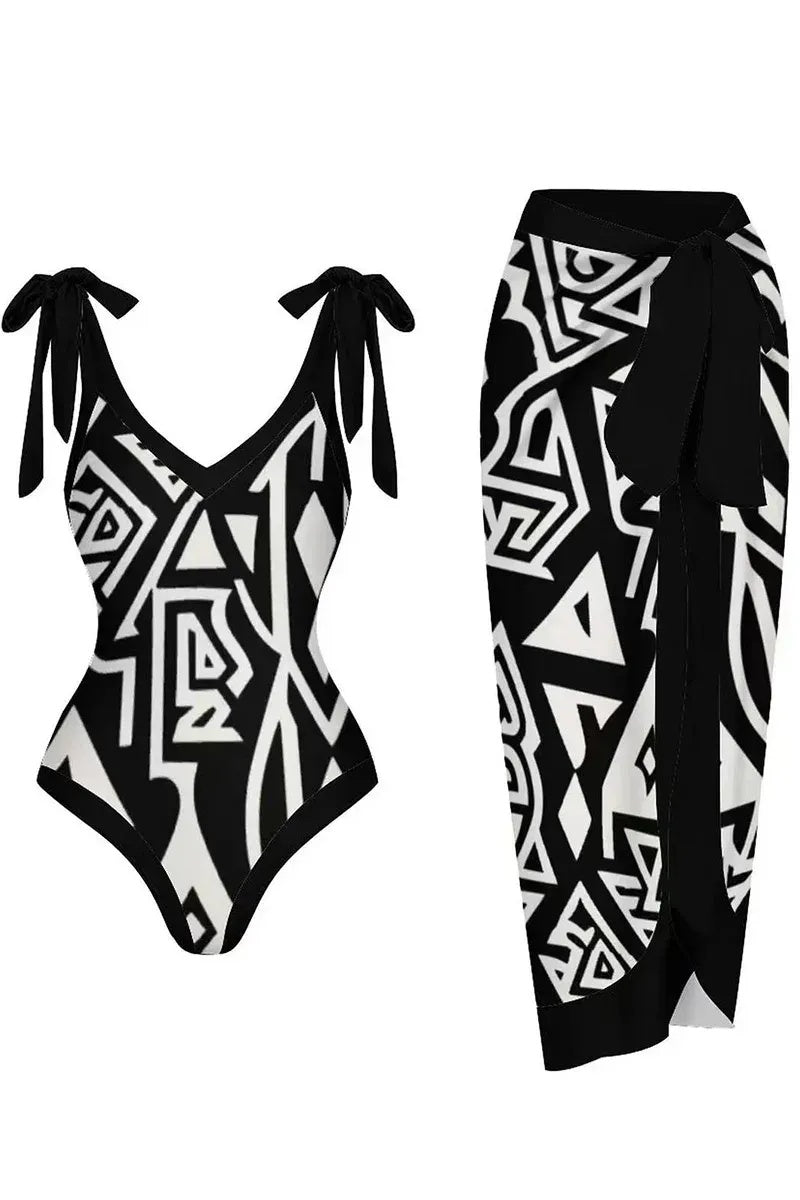 Traje de baño ajustado de verano para la playa