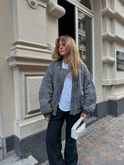 Maimouna Padded Oversize Bomber Jacket