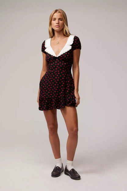 Minivestido floral Maeve en azul Kimchi