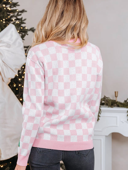 A Multi-Button Cardigan Knitted Top