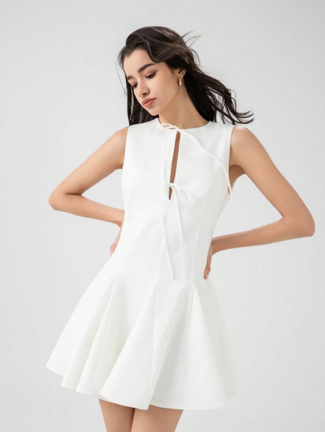 Amara Bow Mini Dress