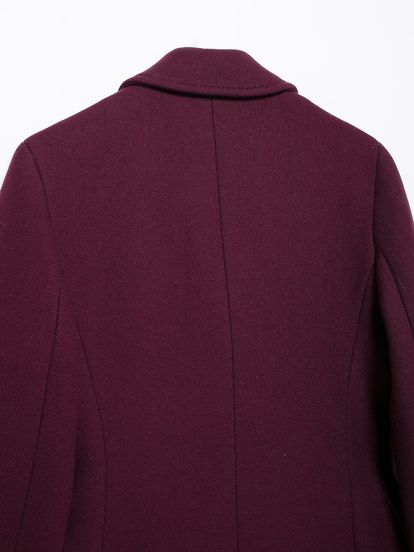 Heavenleigh Wine Red Long Coat