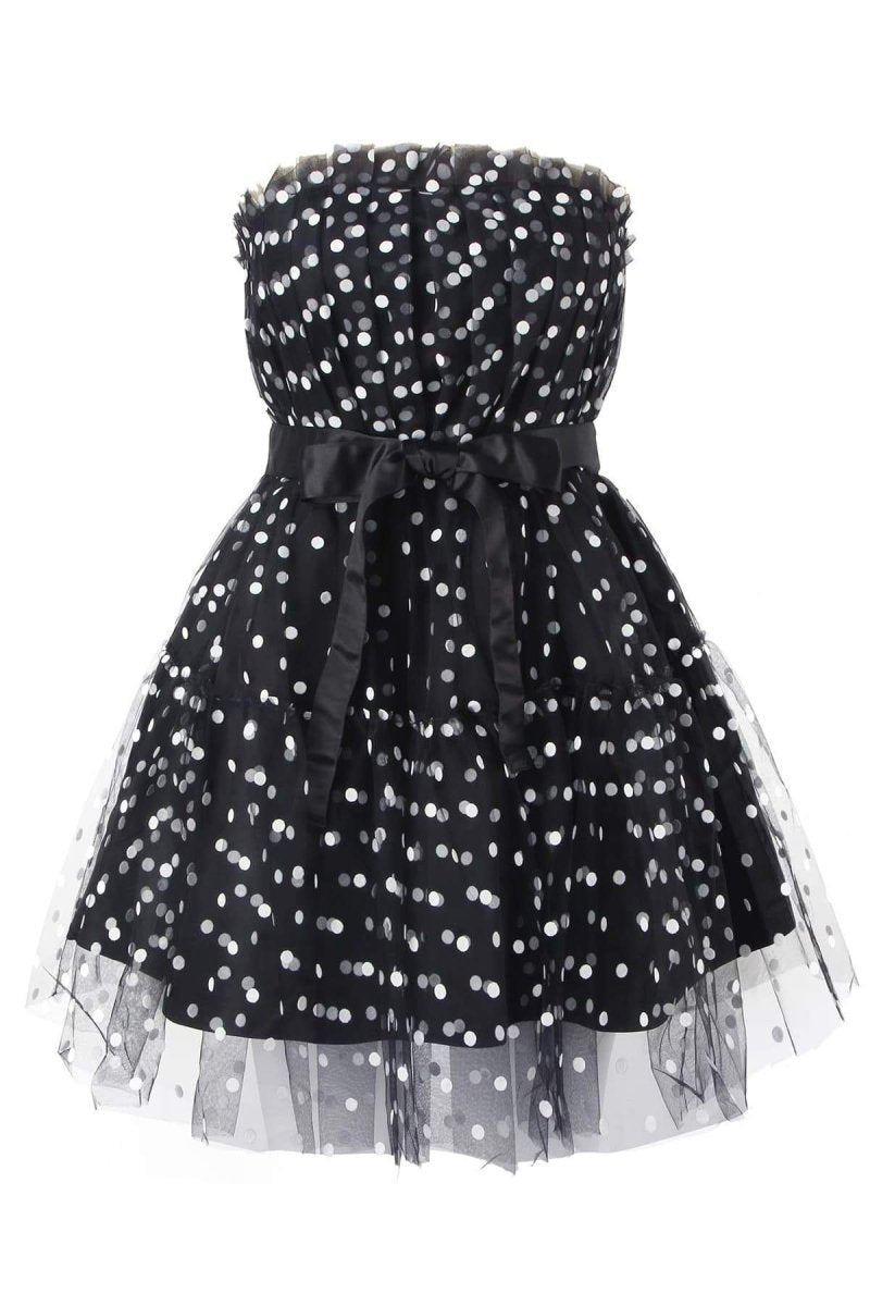Minivestido Ina de tul con lunares