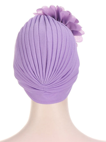 Multi Colors Bandanas Women Stretchy Turban Flower Muslim Hat Headband Wrap Female Hijab Indian Cap Head Wrap for Women for Women