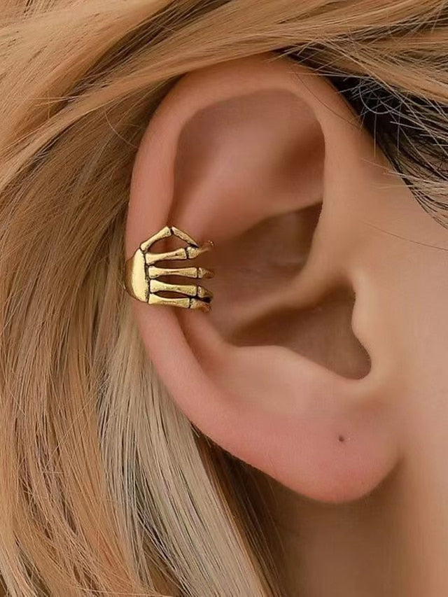1PC Single Earring For Halloween Prom Alloy Skull for Women