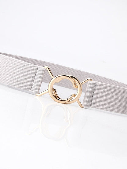 Belt Alloy White Black Gray Pink Camel Wide Belt Outdoor Dailywear Daily Holiday Pure Color / Spring / Summer / Fall / Winter / Coffee for Women