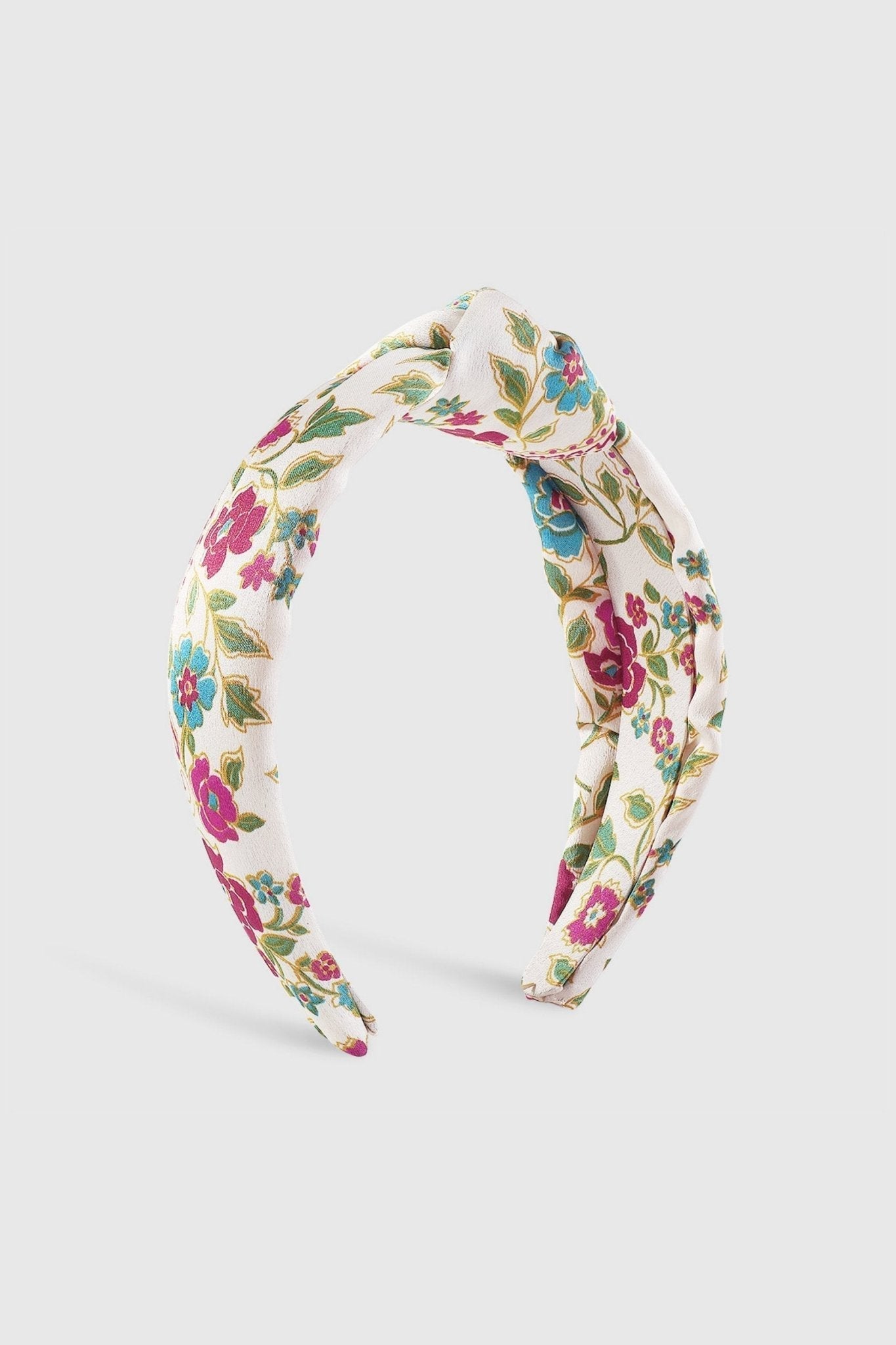 Diadema con nudo jacquard