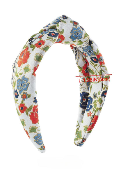Diadema con nudo jacquard