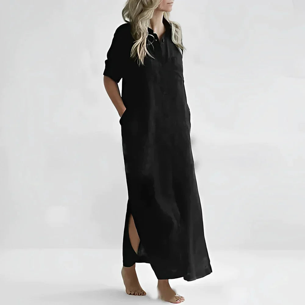 Women's Trendy Lightweight Summer Dress with Flowy Silhouette