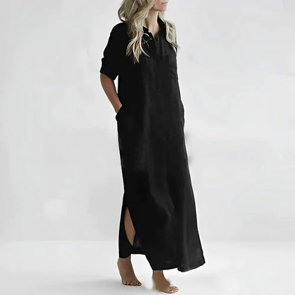 Women's Trendy Lightweight Summer Dress with Flowy Silhouette