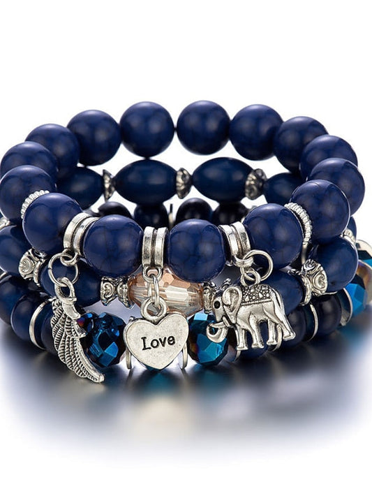 Bracelets Artistic Party Color Block Bracelets & Bangles / Beige / White / Red / Blue / Fall for Women
