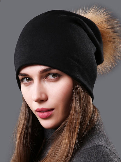 Hat Beanie / Slouchy Black Light Gray Dark Gray Outdoor Home Daily Knit Pure Color Windproof Comfort Warm for Women