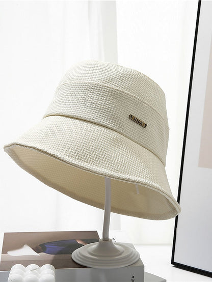 Sun Hat Bucket Cloche Hat Daily Holiday Solid / Plain Color Cloth Casual Breathability Outdoor Comfortable 1 pcs for Women