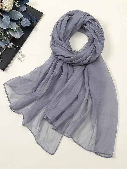 Fashion Street Pure Color Headwear for Women